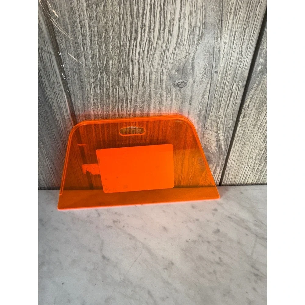 Hyde 8 Inch Smoothing Tool Drywall Paint Wallcovering Trim Guide Orange 45809